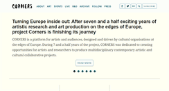 Desktop Screenshot of cornersofeurope.org